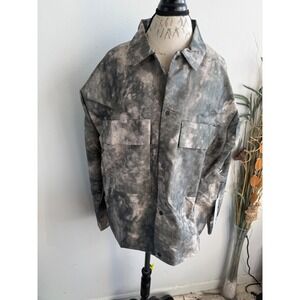 Lululemon Lab Mens XL Lightweight Jacquard Jacket Grey Water‎ Repellent LM3DRES